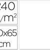 PAPIER CARTONNA LIDERPAPEL DES SIN TRAVAUX MANUELS 240G/M2 50X65CM UNICOLORE BLANC PAPIER CARTONNA LIDERPAPEL DES SIN TRAVAUX MANUELS 240G/M2 50X65CM UNICOLORE BLANC