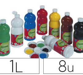 gouache-lefranc-bourgeois-redi-mix-non-toxique-fluide-couvrante-pr-te-emploi-coloris-assortis-bo-te-8-flacons-1000ml