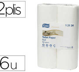 papier-toilette-tork-qualita-s-uparieure-doux-2-plis-micro-gaufra-coloris-blanc-paquet-6-rouleaux-198f