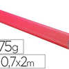 PAPIER CARTONNÉ MAILDOR 175G/M2 ONDULÉ MAXI CANNELURE UNICOLORE ROUGE ROULEAU 2X0.7M PAPIER CARTONNÉ MAILDOR 175G/M2 ONDULÉ MAXI CANNELURE UNICOLORE ROUGE ROULEAU 2X0.7M