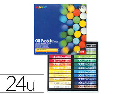 pastel-huile-mungyo-70mm-pigme-ntation-extra-fine-texture-onctueuse-pouvoir-couvrant-diametre-11mm-bo-te-24-unitas