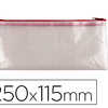 POCHETTE Q-CONNECT PORTE-DOCUM ENTS PVC TAILLE CHEQUE OUVERTURE SUPARIEURE AVEC FERMETURE ACLAIR COLORIS ROUGE POCHETTE Q-CONNECT PORTE-DOCUM ENTS PVC TAILLE CHEQUE OUVERTURE SUPARIEURE AVEC FERMETURE ACLAIR COLORIS ROUGE