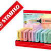 PRÉSENTOIR DE 45 SURLIGNEURS STABILO BOSS ORIGINAL PASTEL