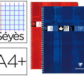 cahier-clairefontaine-travaux-pratiques-reliure-intagrale-papier-valin-a4-24x32cm-80-pages-40-sayes-40-unies-90g