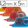 CORRECTEUR Q-CONNECT DAVIDOIR MINI RUBAN 4.2MMX5M APPLICATION FRONTALE RAACRITURE IMMADIATE COLORIS ASSORTIS BOÎTE 28U CORRECTEUR Q-CONNECT DAVIDOIR MINI RUBAN 4.2MMX5M APPLICATION FRONTALE RAACRITURE IMMADIATE COLORIS ASSORTIS BOÎTE 28U