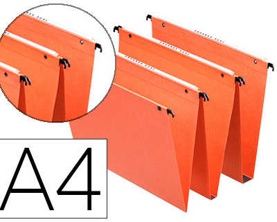 dossier-suspendu-esselte-dual-kraft-orange-220g-a4-tiroir-entraxe-330mm-h245mm-fond-30-volet-d-agrafage-bo-te-25-unitas