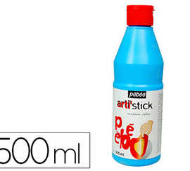 peinture-p-b-o-arti-stick-pelliculable-repositionnable-coloris-vifs-transparents-bleu-clair-bidon-500ml