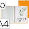 PROTÈGE-DOCUMENTS LIDERPAPEL POLYPROPYLÈNE COUVERTURE RIGIDE SPIRALE 60 POCHETTES FIXES A4 210X297MM COLORIS ORANGE PROTÈGE-DOCUMENTS LIDERPAPEL POLYPROPYLÈNE COUVERTURE RIGIDE SPIRALE 60 POCHETTES FIXES A4 210X297MM COLORIS ORANGE