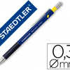PORTE-MINE STAEDTLER MARS MICR O 0.3MM EMBOUT ET AGRAFE MATALLIQUES GRIP CAOUTCHOUC AMORTISSEUR MINE PORTE-MINE STAEDTLER MARS MICR O 0.3MM EMBOUT ET AGRAFE MATALLIQUES GRIP CAOUTCHOUC AMORTISSEUR MINE