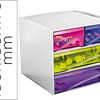 MODULE RANGEMENT CEP MYCUBE MI NI 3 ATAGES 4 TIROIRS 18.6X18.5X17.5CM MULTICOLORIS MODULE RANGEMENT CEP MYCUBE MI NI 3 ATAGES 4 TIROIRS 18.6X18.5X17.5CM MULTICOLORIS