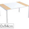 BUREAU PAPERFLOW EASYDESK 150X 114CM PIEDS ACIER APOXY BLANC PLATEAU BLANC/HÊTRE BUREAU PAPERFLOW EASYDESK 150X 114CM PIEDS ACIER APOXY BLANC PLATEAU BLANC/HÊTRE
