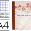 CAHIER TEXTES ADITIONS FUZEAU POUR ENSEIGNANTS COUVERTURE CARTONNAE LISTE DISCIPLINES A4 21X29,7CM 5X5MM 232 PAGES