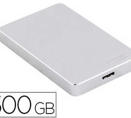 disque-dur-q-connect-externe-u-sb-3-0-500gb-coloris-argent