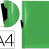CHEMISE POLYPROPYLÈNE LIDERPAP EL PRÉSENTATION CLIP LATÉRAL A4 210X297MM 60F COUVERTURE TRASPARENTE COLORIS VERT CHEMISE POLYPROPYLÈNE LIDERPAP EL PRÉSENTATION CLIP LATÉRAL A4 210X297MM 60F COUVERTURE TRASPARENTE COLORIS VERT