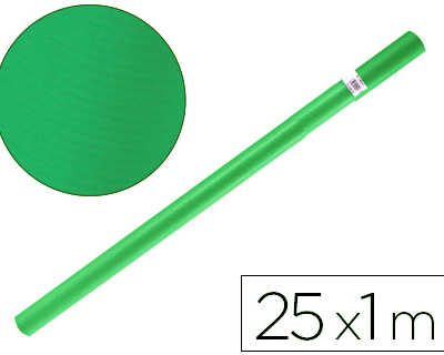 papier-kraft-liderpapel-1x25m-65g-m2-unicolore-vert-malaquite-rouleau