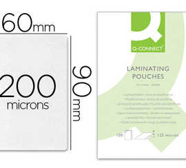 pochette-plastification-q-conn-ect-achaud-aconomique-format-90x60mm-200-microns-bo-te-100-unitas