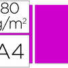 PAPIER COULEUR LIDERPAPEL MULTIFONCTION A4 80G/M2 UNICOLORE FUCHSIA PAQUET 100 FEUILLES