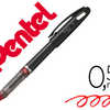 ROLLER PENTEL ENERGEL TRADIO ÉCRITURE MOYENNE 0.5MM ENCRE LONGUE DURÉE SÉCHAGE RAPIDE PAPIER RECHARGEABLE LR7 ROUGE