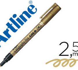 marqueur-artline-permanent-poi-nte-large-biseautae-2-5mm-tous-supports-corps-matal-encre-pigmentae-rasiste-eau-couleur-o