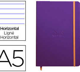carnet-rhodia-webnotebook-a5-1-4-8x21cm-couverture-simili-cuir-saphir-192-pages-90g-ligna-alastique-marque-page-orange