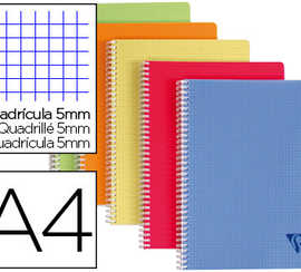 cahier-clairefontaine-linicolo-r-reliure-intagrale-assortiment-fresh-a4-21x29-7cm-180-pages-90g-5x5mm