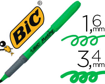 surligneur-bic-grip-caoutchouc-pointe-biseaut-e-coloris-vert