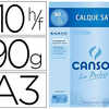 PAPIER CALQUE CANSON CRAYON EN CRE DESSIN INDUSTRIEL 90/95G A3 420X297MM POCHETTE 10F PAPIER CALQUE CANSON CRAYON EN CRE DESSIN INDUSTRIEL 90/95G A3 420X297MM POCHETTE 10F