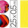 PAPIER CRAPON CLAIREFONTAINE D ENSITA CRÊPAGE 60% 40G/M2 50CMX2.5M UNICOLORE JAUNE CITRON PAPIER CRAPON CLAIREFONTAINE D ENSITA CRÊPAGE 60% 40G/M2 50CMX2.5M UNICOLORE JAUNE CITRON