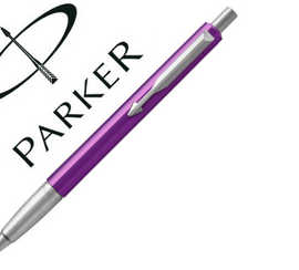 stylo-bille-parker-vector-poin-te-m-gb-corps-violet-ct-encre-bleue
