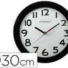 HORLOGE Q-CONNECT MURALE PLAST IQUE DESIGN ACTUEL NUMAROS NOIRS FOND BLANC 1 PILE AA NON FOURNIE DIAMETRE 30CM NOIR HORLOGE Q-CONNECT MURALE PLAST IQUE DESIGN ACTUEL NUMAROS NOIRS FOND BLANC 1 PILE AA NON FOURNIE DIAMETRE 30CM NOIR