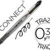 STYLO-BILLE Q-CONNECT ACRITURE MOYENNE 0.5MM CORPS TRANSLUCIDE GRIP CAOUTCHOUC COLORIS NOIR STYLO-BILLE Q-CONNECT ACRITURE MOYENNE 0.5MM CORPS TRANSLUCIDE GRIP CAOUTCHOUC COLORIS NOIR