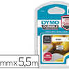 RUBAN DYMO D1 POLYESTER ADHASI F PERMANENT 12MMX5.5M NOIR/BLANC RUBAN DYMO D1 POLYESTER ADHASI F PERMANENT 12MMX5.5M NOIR/BLANC