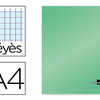 CAHIER PIQUA LIDERPAPEL COUVER TURE PLASTIQUE SOUPLE A4 21X29,7CM 96 PAGES SAYES COLORIS VERT CAHIER PIQUA LIDERPAPEL COUVER TURE PLASTIQUE SOUPLE A4 21X29,7CM 96 PAGES SAYES COLORIS VERT