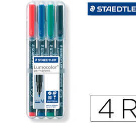 stylo-feutre-staedtler-lumocol-or-permanent-pointe-moyenne-1mm-encre-dry-safe-sachage-rapide-coloris-assortis-atui-4u