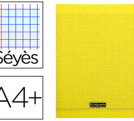 cahier-piqua-clairefontaine-co-uverture-polypropylene-transparente-a4-24x32cm-96-pages-90g-sayes-coloris-jaune