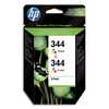 HP C9505EE N°344 3xCouleur 2xPack HP C9505EE N°344 3xCouleur 2xPack