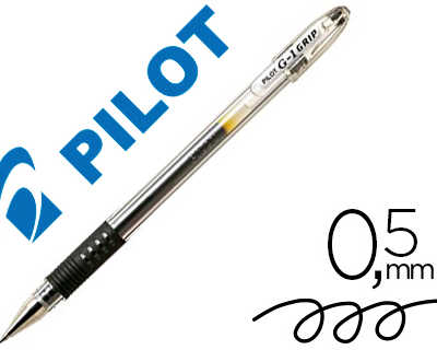 roller-pilot-g1-gel-grip-caout-chouc-bille-carbure-de-tungstene-pointe-fine-encre-gel-noire