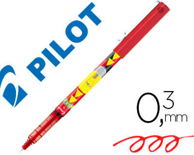 stylo-pilot-hi-techpoint-v5-mika-dition-limit-e-ampoule-criture-fine-0-3mm-encre-rouge-liquide-niveau-visible