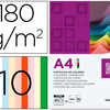 PAPIER CARTONNA LIDERPAPEL A4 180G/M2 10 COLORIS ASSORTIS PAQUET 100F PAPIER CARTONNA LIDERPAPEL A4 180G/M2 10 COLORIS ASSORTIS PAQUET 100F