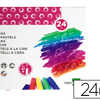 CRAYON CIRE LIDERPAPEL 75MM DI AMETRE 12MM TAILLE-CRAYONS ET PORTE-CRAYONS OFFERTS COLORIS BRILLANTS BOÎTE 24 UNITAS CRAYON CIRE LIDERPAPEL 75MM DI AMETRE 12MM TAILLE-CRAYONS ET PORTE-CRAYONS OFFERTS COLORIS BRILLANTS BOÎTE 24 UNITAS