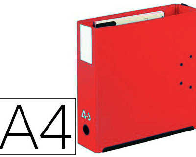 classeur-levier-arianex-a4-carton-extra-fort-recouvert-pvc-50mm-porte-tiquette-fermeture-bouton-pression-rouge
