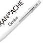 STYLO CARAN D'ACHE 849 CLASSIC LINE ALUMINIUM BOUTON POUSSOIR CORPS BLANC ATTRIBUTS CHROMÉS ENCRE BLEUE POINTE MOYENNE STYLO CARAN D'ACHE 849 CLASSIC LINE ALUMINIUM BOUTON POUSSOIR CORPS BLANC ATTRIBUTS CHROMÉS ENCRE BLEUE POINTE MOYENNE