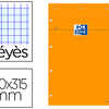 BLOC RHODIA ORANGE A4 PAPIER O PTIK PAPER EXTRA-BLANC 80G COUVERTURE CARTE ENDUITE 21X31,5CM 80 FEUILLES PERFORAES SAYES