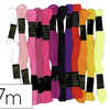 FIL COTON BRACELET BRÉSILIEN 7M COLORIS ASSORTIS SACHET 12 ÉCHEVETTES FIL COTON BRACELET BRÉSILIEN 7M COLORIS ASSORTIS SACHET 12 ÉCHEVETTES