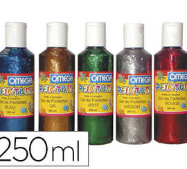 gel-pailleta-omaga-base-transp-arente-enrichie-paillettes-coloris-assortis-bleu-vert-rouge-or-argent-lot-5-flacons-250ml