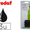 RECHARGE TAMPON TRODAT 4800/48 20/4822A/4822B/4822C/4846/4911/4911T/4951 NOIR 3 UNITAS