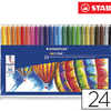 FEUTRE COLORIAGE STAEDTLER NOR IS 325 CAPUCHON VENTILA POINTE BLOQUAE MOYENNE 2MM TRES RASISTANTE POCHETTE 24 UNITAS