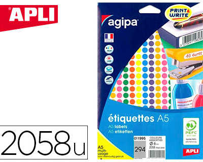 pastille-adhasive-apli-agipa-d-iametre-8mm-permanente-coloris-assortis-pochette-2058-unitas