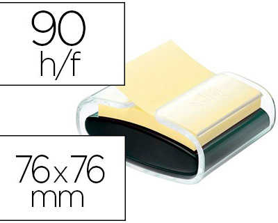 davidoir-blocs-z-notes-post-it-pro-noir-et-1-recharge-90f-jaunes-76x76mm