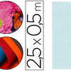 PAPIER CRAPON CLAIREFONTAINE D ENSITA CRÊPAGE 60% 40G/M2 50CMX2.5M UNICOLORE BLEU TURQUOISE POCHETTE 10F PAPIER CRAPON CLAIREFONTAINE D ENSITA CRÊPAGE 60% 40G/M2 50CMX2.5M UNICOLORE BLEU TURQUOISE POCHETTE 10F